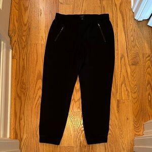 J. Crew black crepe jogger pants